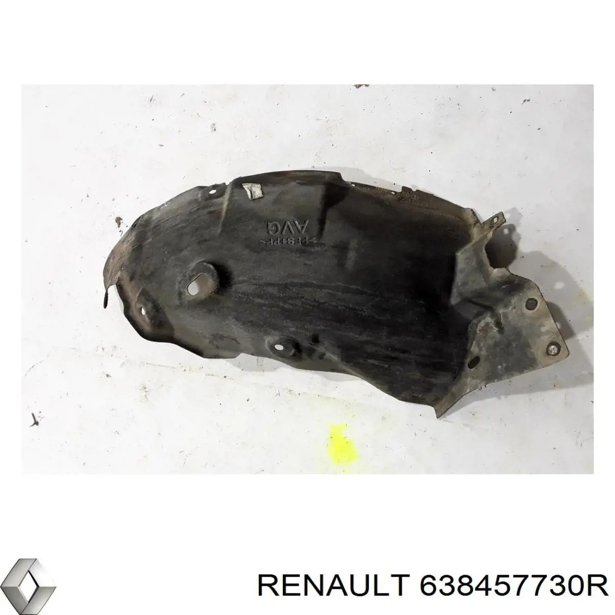 Підкрилок переднього крила, лівий передній Renault (RVI) 638457730R ціна, від 72.58 USD