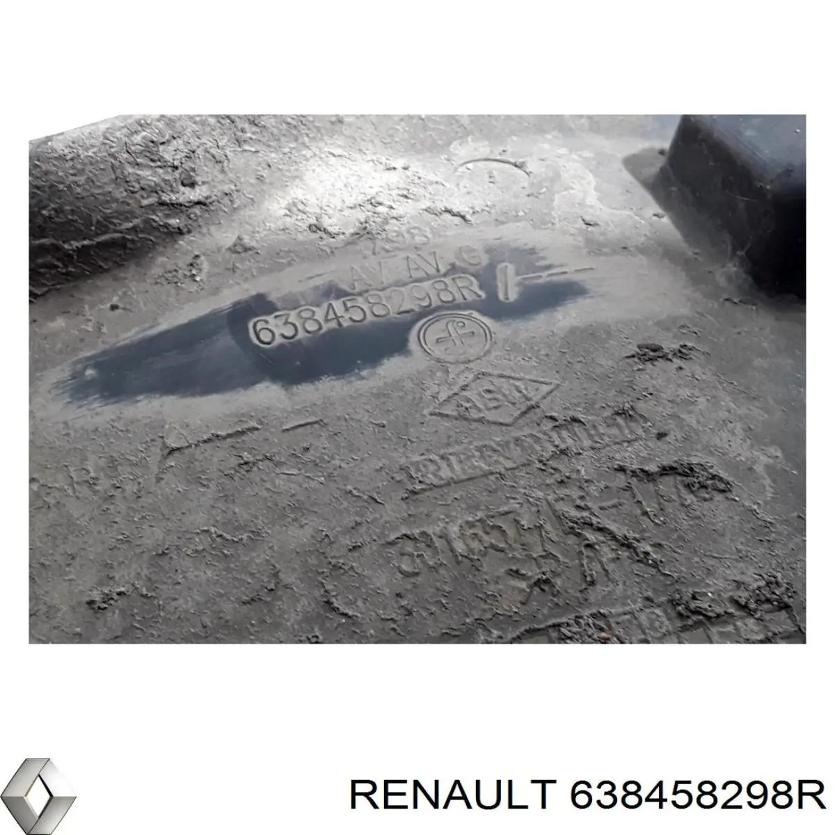 Підкрилок переднього крила, лівий передній 638458563R Renault (RVI)