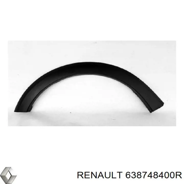638748400R Renault (RVI) Розширювач заднього крила, лівий