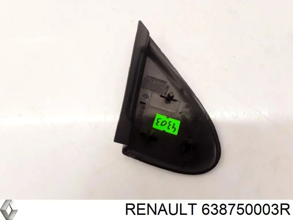 638750003R Renault (RVI) накладка переднього лівого крила