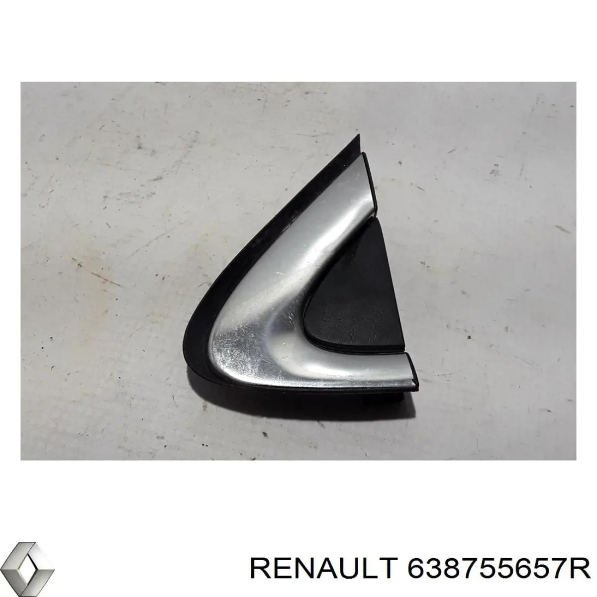 Молдинг переднього лівого крила 638755657R Renault (RVI)