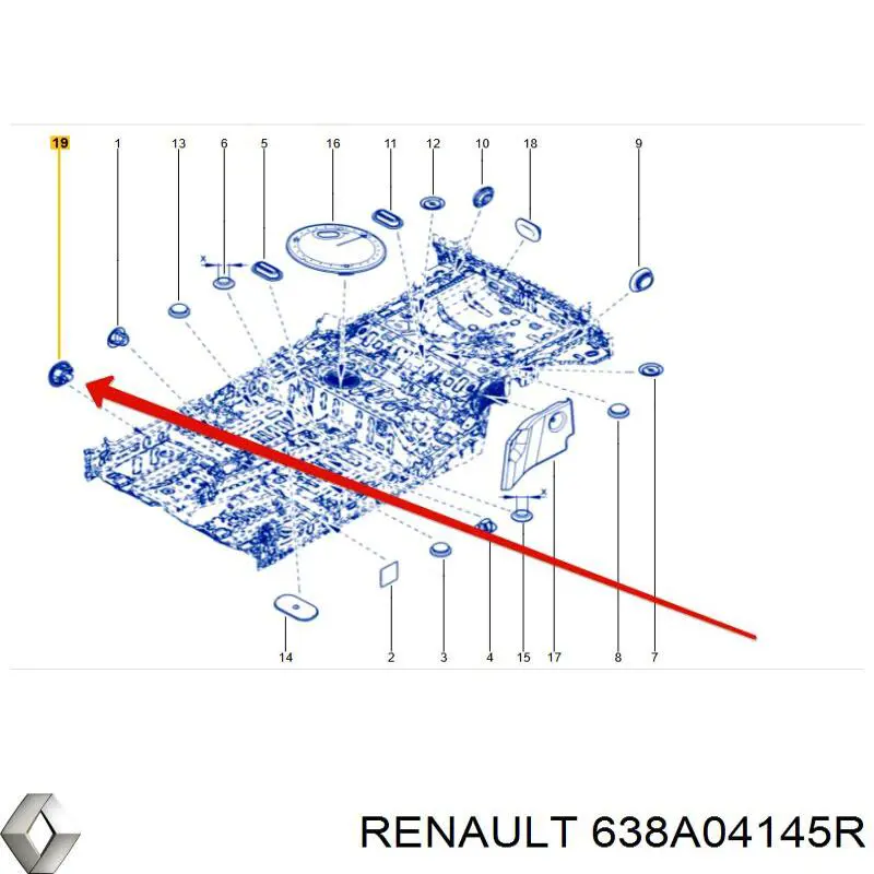 Купити 638A04145R Renault (RVI) 