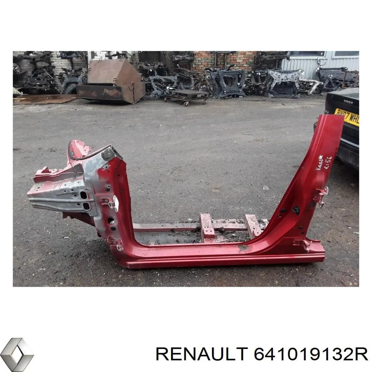 641019132R Renault (RVI) Лонжерон рами передній лівий
