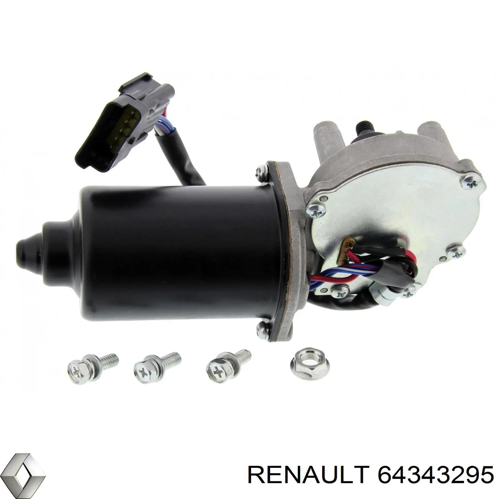 64343295 Renault (RVI) двигун склоочисника лобового скла (трапеції)