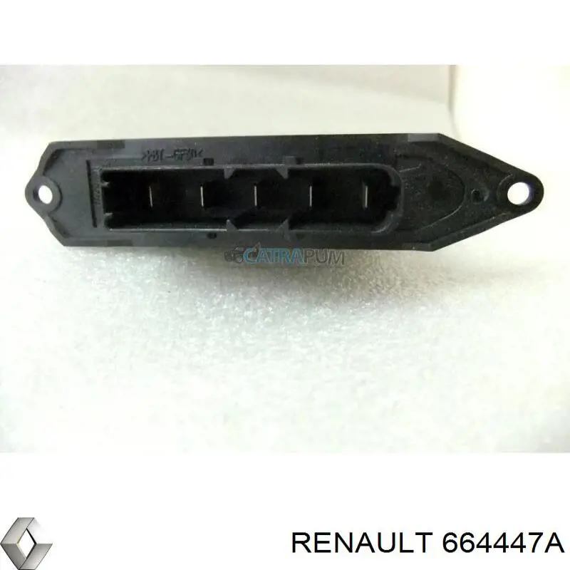 Електропідігрівач повітря системи опалення салону Renault (RVI) 664447A ціна, від 14.66 USD