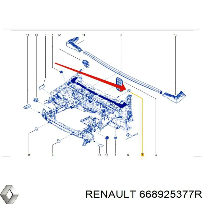 668925377R Renault (RVI) 