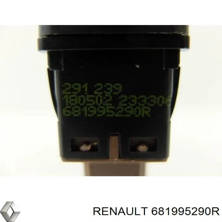 Кнопка відключення подушок безпеки AIRBAG Renault (RVI) 681995290R ціна, від 7.33 USD