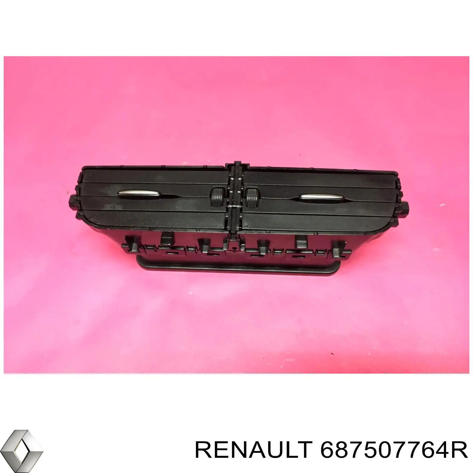 Купити 687508859R Renault (RVI) Решітка вентиляції салону на "торпедо"