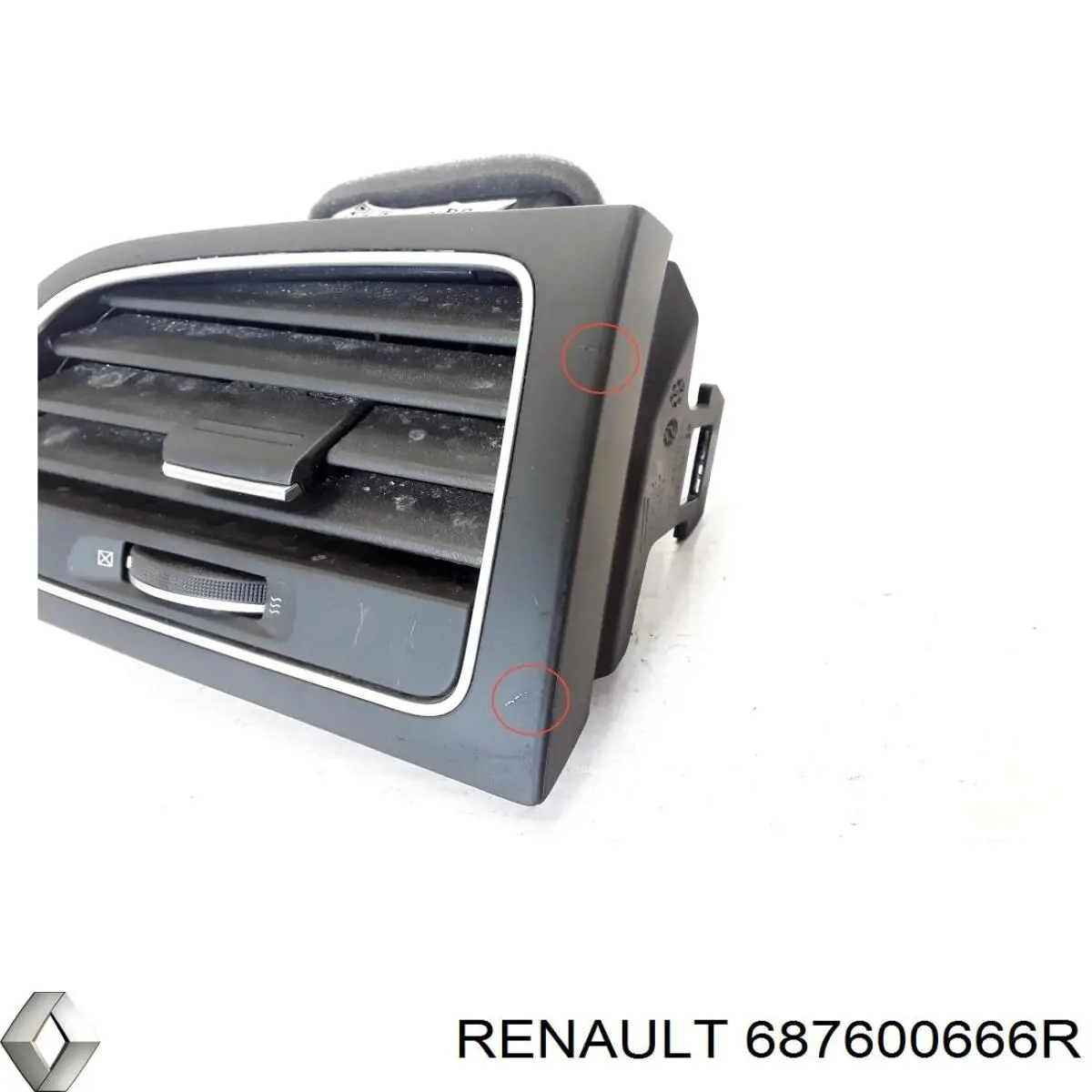 687600666R Renault (RVI) Решітка повітропровода права