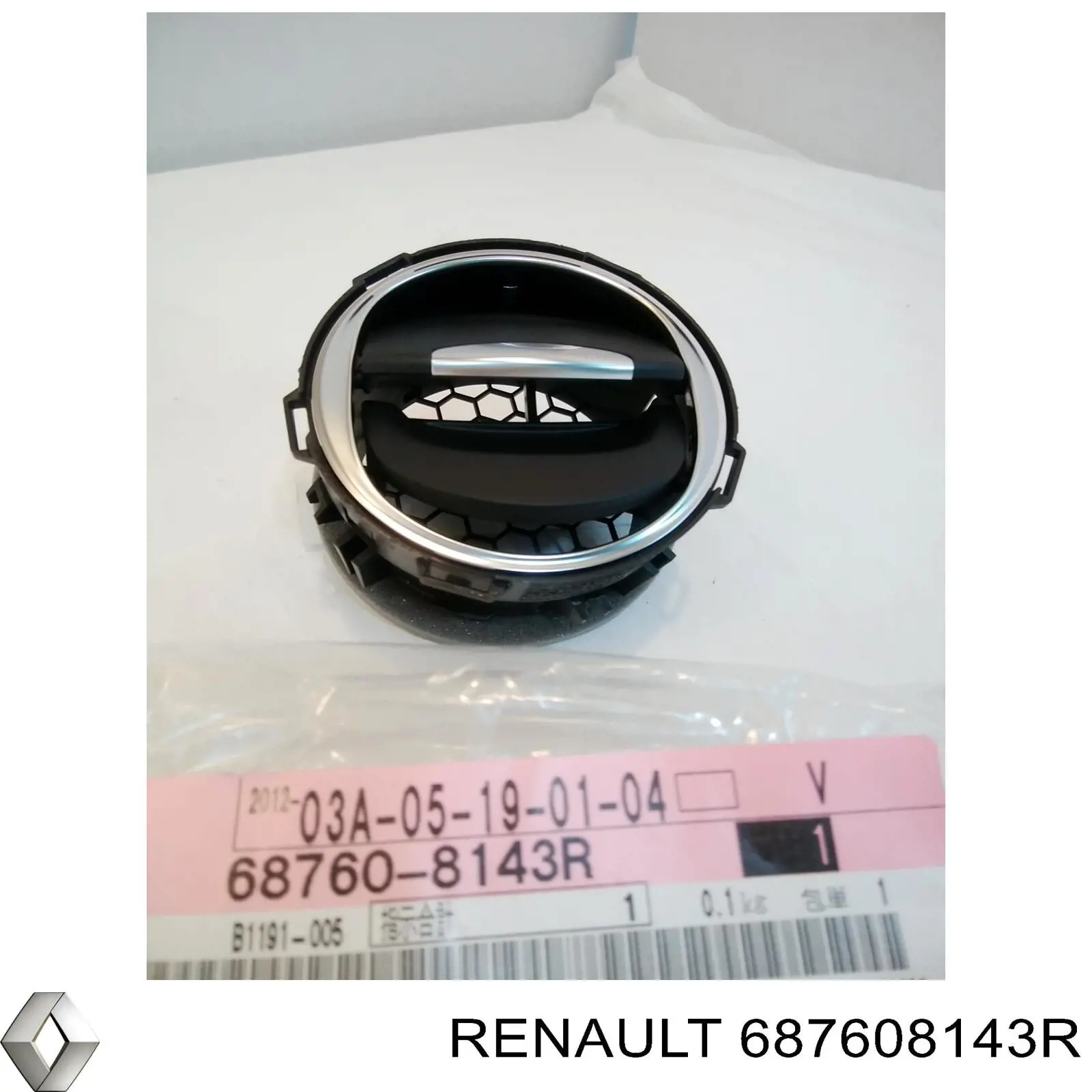 Вентиляція передка Renault (RVI) 687608143R ціна, від 18.62 USD