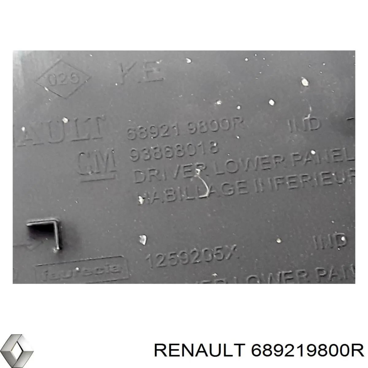  Renault (RVI) 689219800R ціна, від 12.67 USD