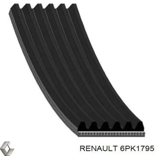 Купити 6PK1795 Renault (RVI) Ремінь генератора