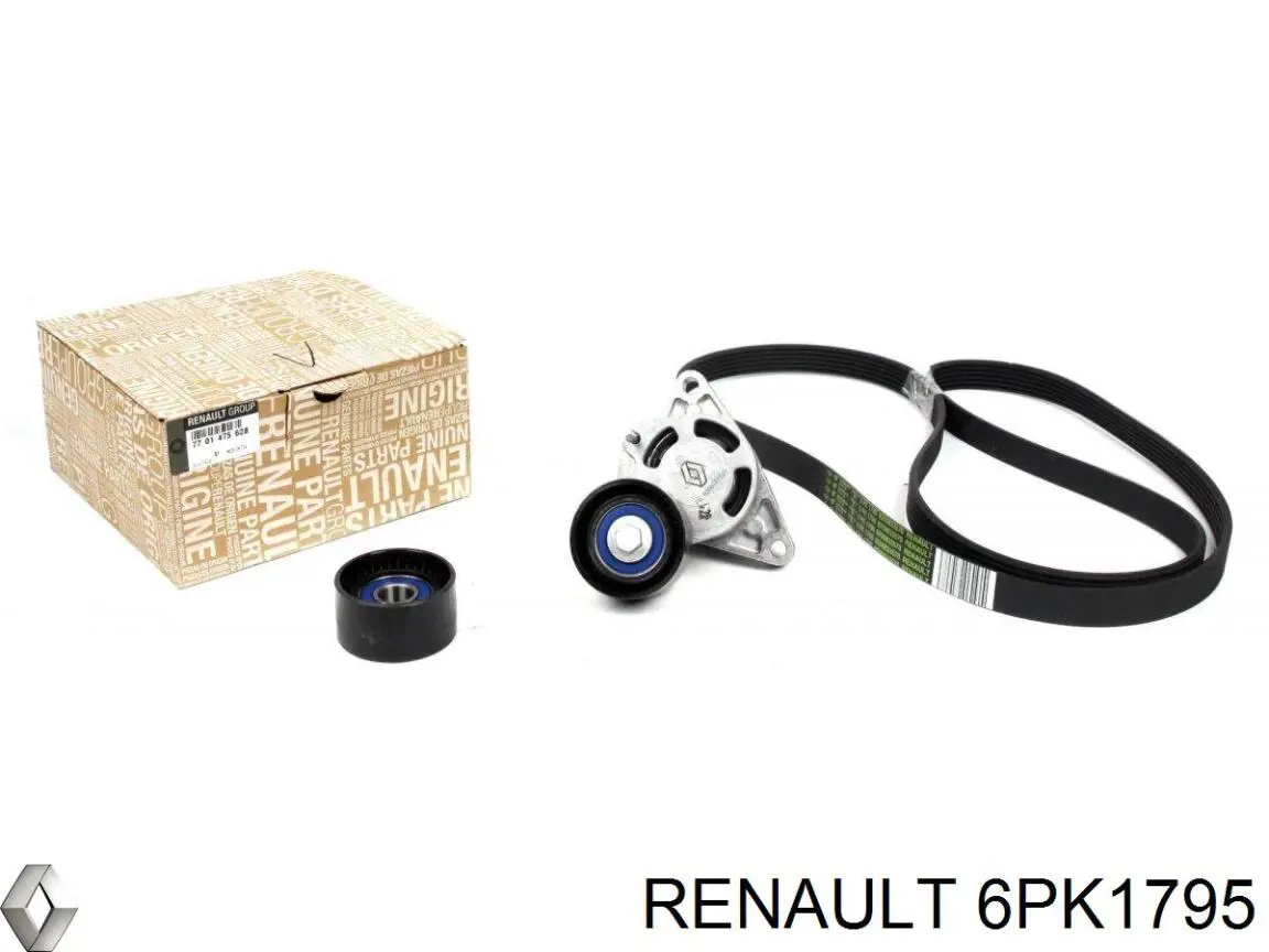 Клиновий ремінь Renault (RVI) 6PK1795 ціна, від 14.05 USD