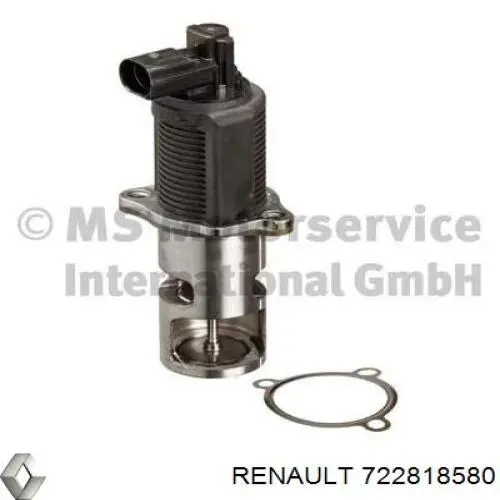 Клапан EGR, рециркуляції газів 722818580 Renault (RVI)