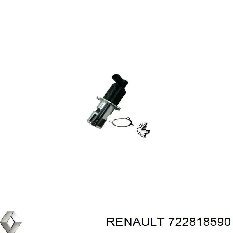 Клапан EGR Renault (RVI) 722818590 ціна, від 64.27 USD