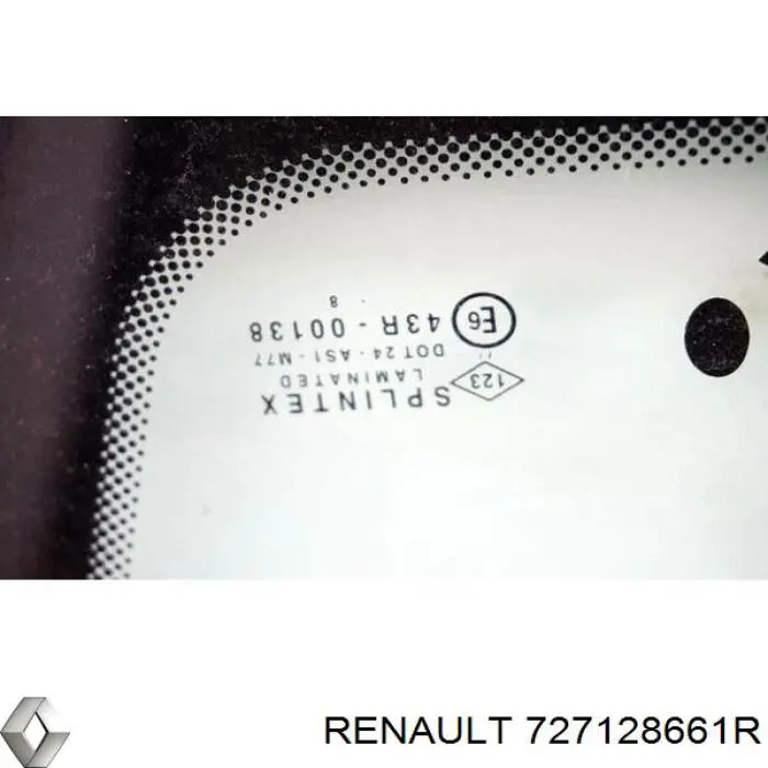 Автоскло Renault (RVI) 727128661R ціна, від 110.10 USD