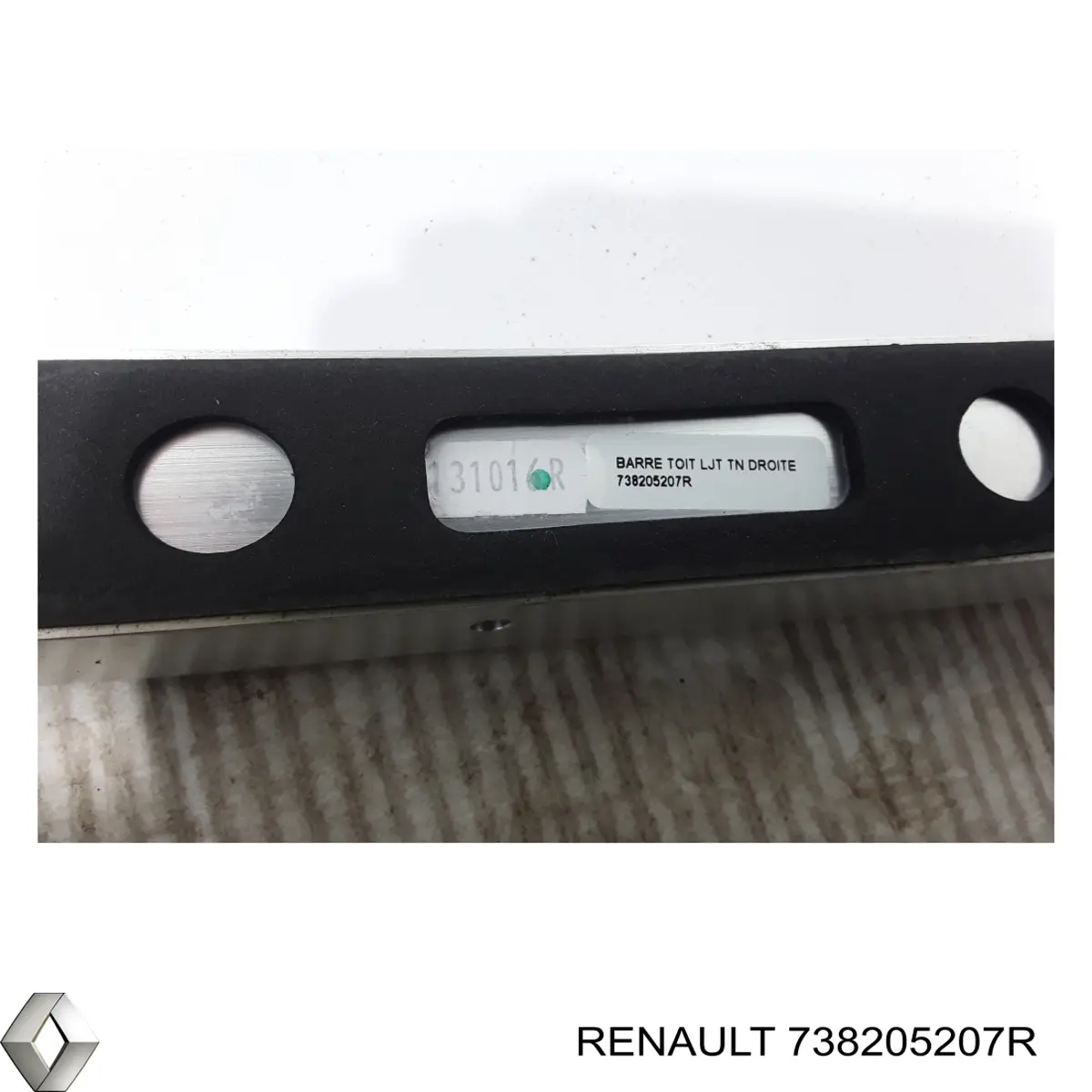 Рейлінг даху правий Renault (RVI) 738205207R ціна, від 47.05 USD