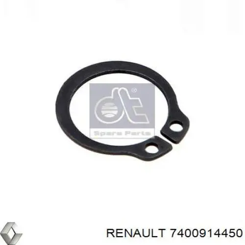 Кільце стопорне підшипника передньої маточини 7400914450 Renault (RVI)