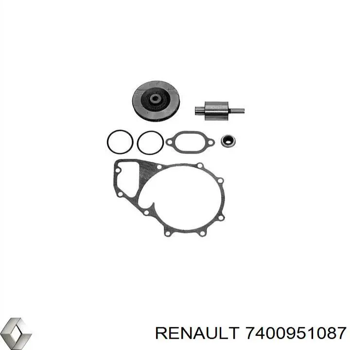 Купити 7400951087 Renault (RVI) Кільце стопорне підшипника передньої маточини