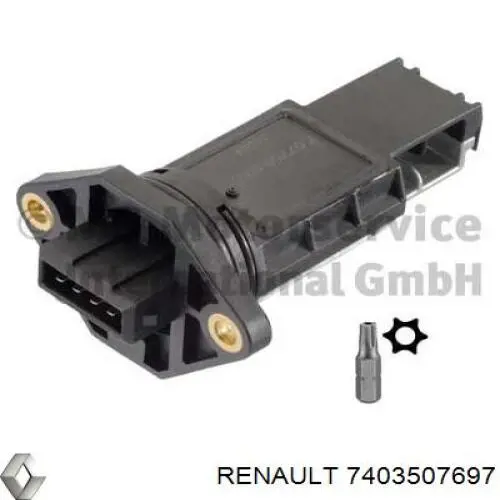 Датчик масової витрати повітря Renault (RVI) 7403507697 ціна, від 75.93 USD