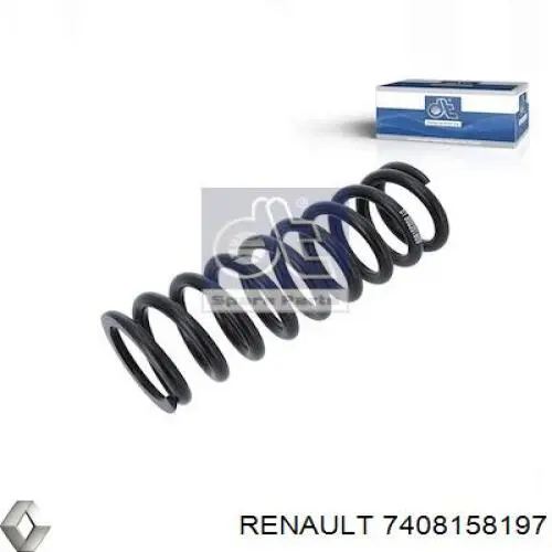 7408158197 Renault (RVI) пружина амортизатора кабіни (truck)