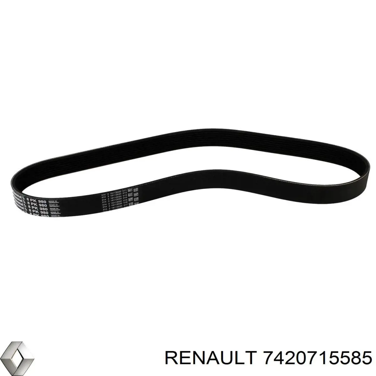 Ремінь генератора 7420715585 Renault (RVI)
