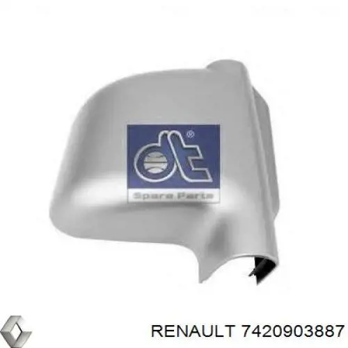 Купити 7420903887 Renault (RVI) Накладка/кришка дзеркала заднього виду, права