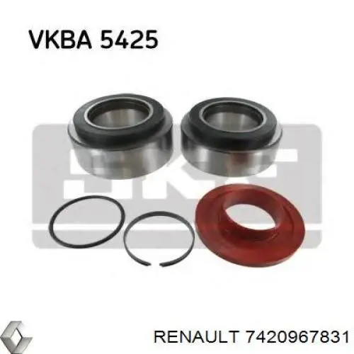 7420967831 Renault (RVI) Підшипник маточини передньої