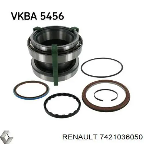 Підшипник задньої ступиці 7421036050 Renault (RVI)