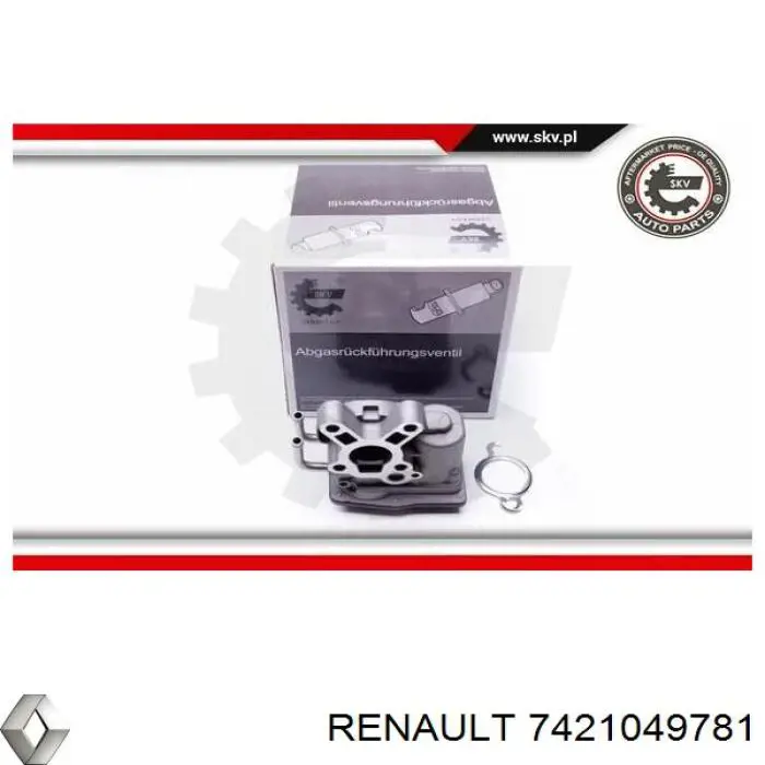 7421049781 Renault (RVI) Клапан рециркуляції відпрацьованих газів EGR