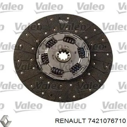 Зчеплення Renault (RVI) 7421076710 ціна, від 401.74 USD