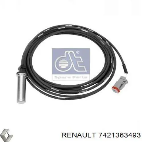 7421363493 Renault (RVI) Датчик АБС (ABC) передній, правий