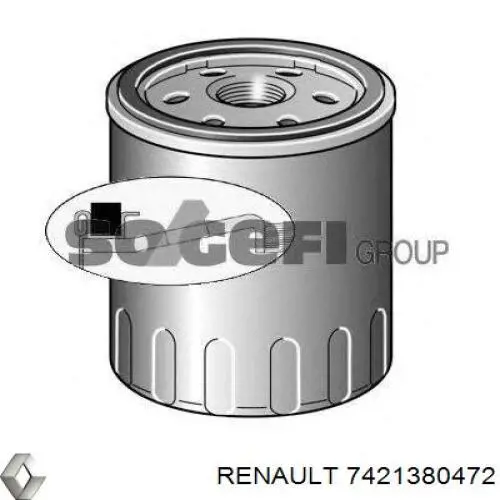 7421380472 Renault (RVI) Фільтр палива
