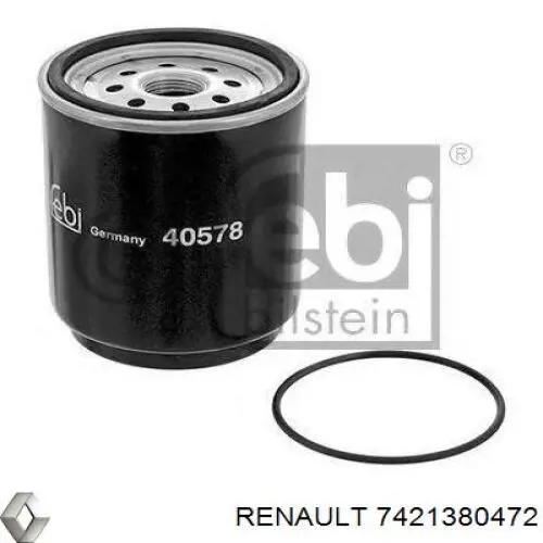 Купити 7421380472 Renault (RVI) Фільтр-відстійник палива грубої очистки