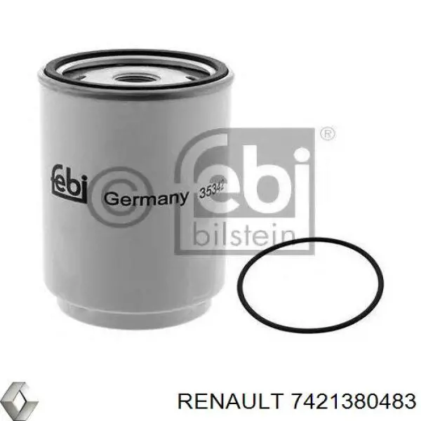 Паливний фільтр 7421380483 Renault (RVI)