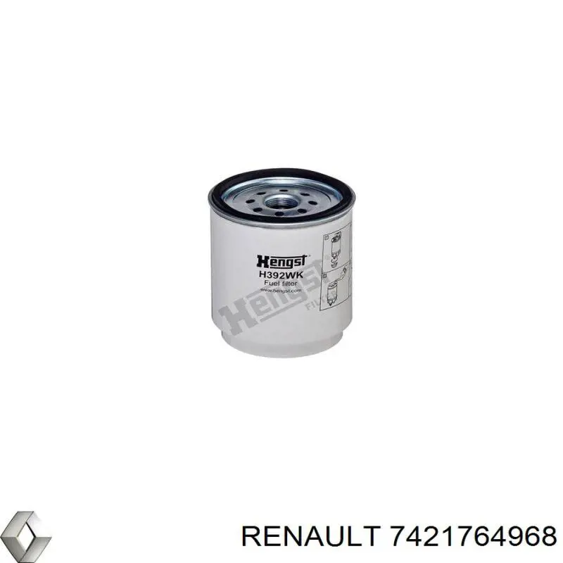 Купити 7421764968 Renault (RVI) Фільтр-відстійник палива грубої очистки