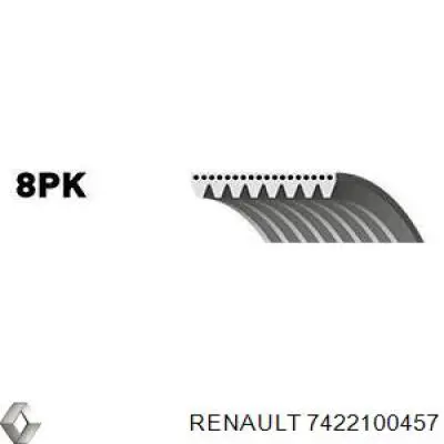 7422100457 Renault (RVI) ремінь приводний, агрегатів