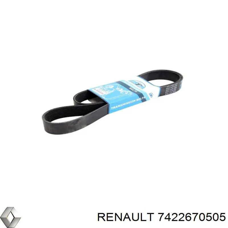 Ремінь приводний, агрегатів 7422670505 Renault (RVI)