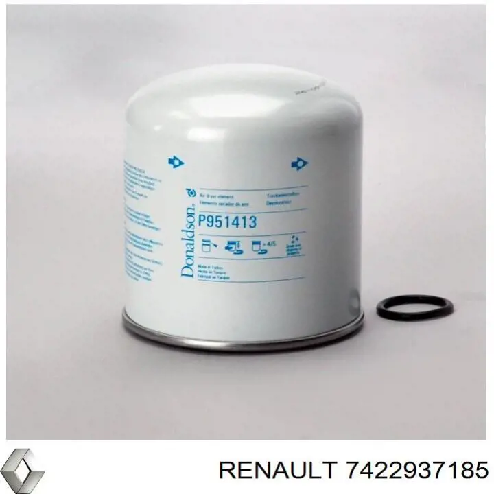 Фільтр осушувача повітря (вологомастиловідділювача) (TRUCK) 7422937185 Renault (RVI)