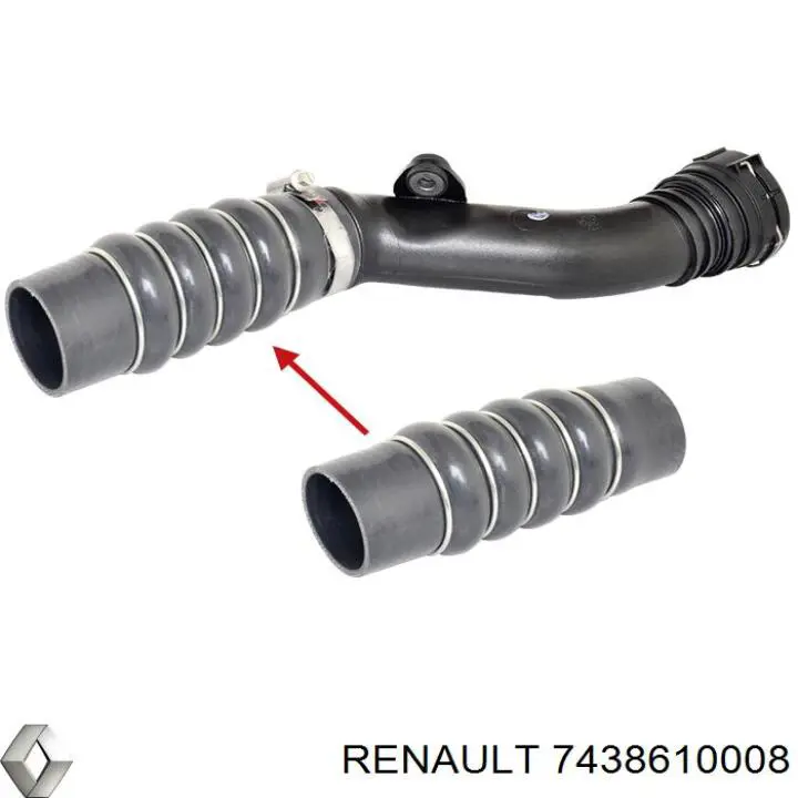 Клапан випускний 7438610008 Renault (RVI)