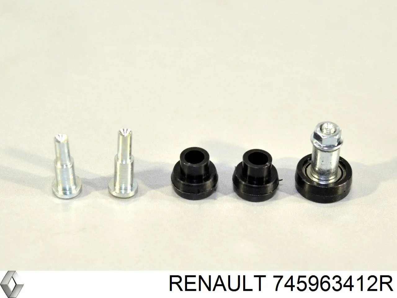 Ролик двері бічної/зсувної, правий нижній Renault (RVI) 745963412R ціна, від 11.77 USD