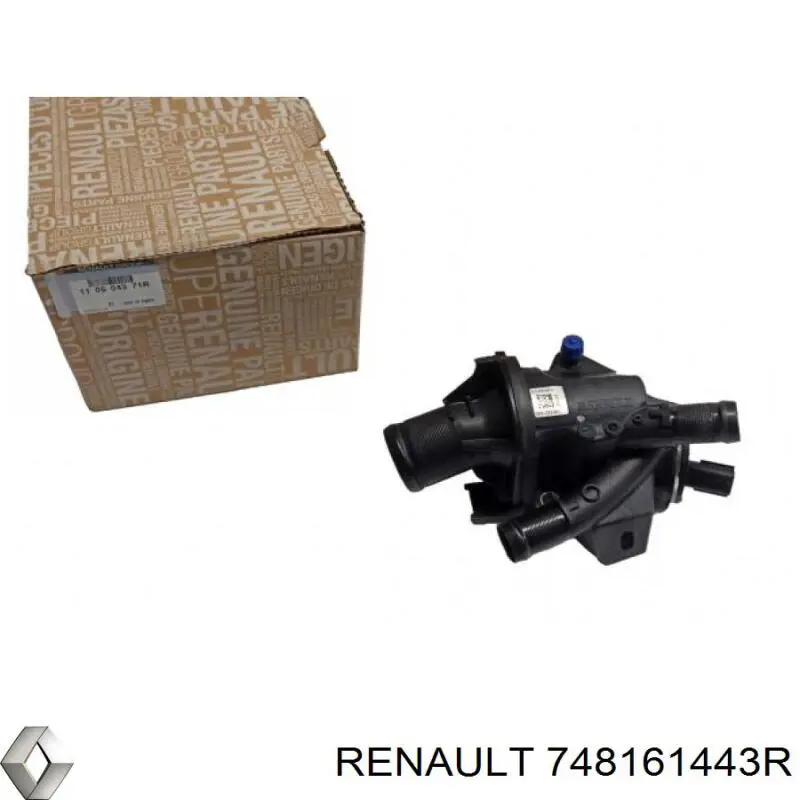 Скоба патрубка интеркуллера 748161443R Renault (RVI)