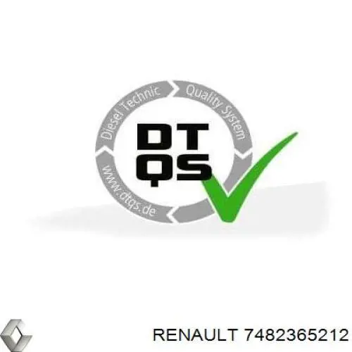 Трос/тяга відкривання замка дверей передніх Renault (RVI) 7482365212