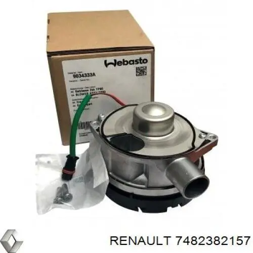 Електровентилятор автономного обігрівача 7482382157 Renault (RVI)