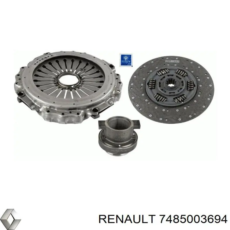 Комплект зчеплення (3 частини) 7485003694 Renault (RVI)