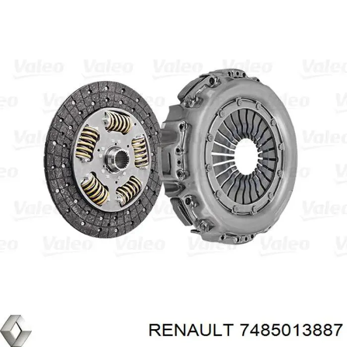 7485013887 Renault (RVI) комплект зчеплення (3 частини)