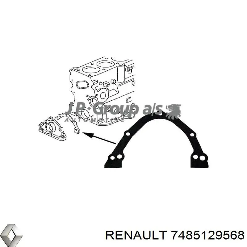Повітряний фільтр 7485129568 Renault (RVI)