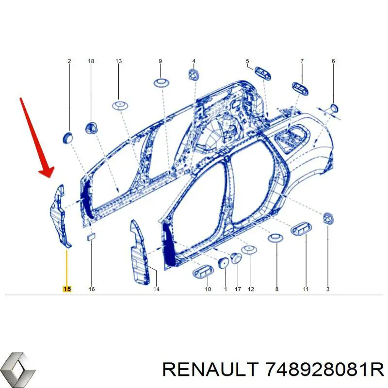 748928081R Renault (RVI) 