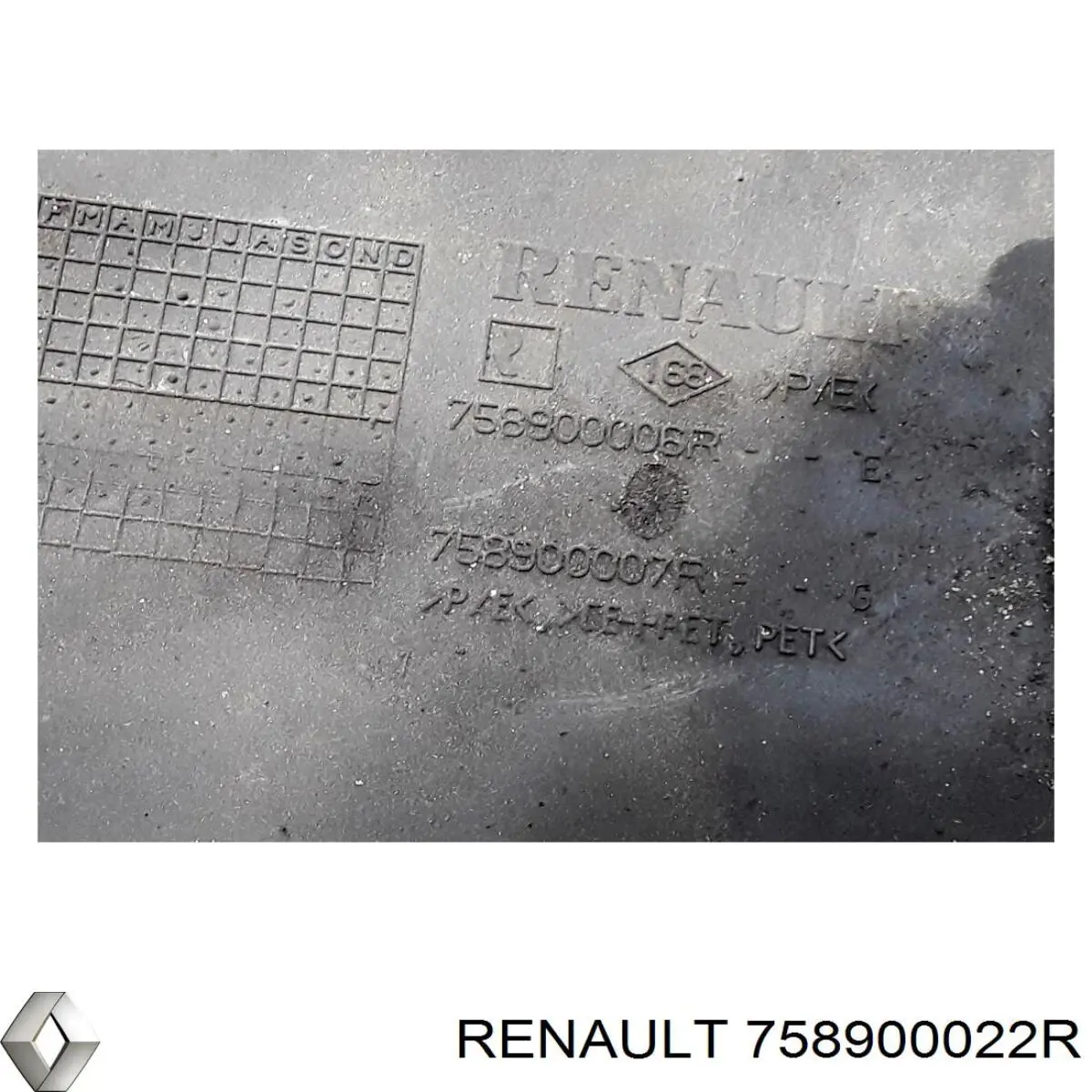 758900022R Renault (RVI) Утеплювач капота