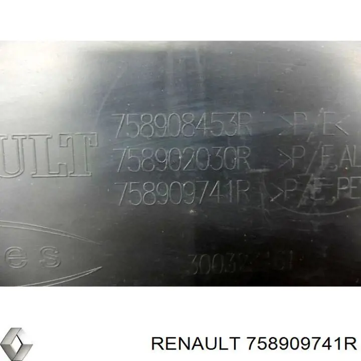 Купити 758909741R Renault (RVI) Захист двигуна передній